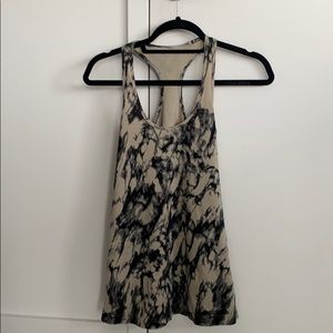 Lululemon tie dye fitted tank